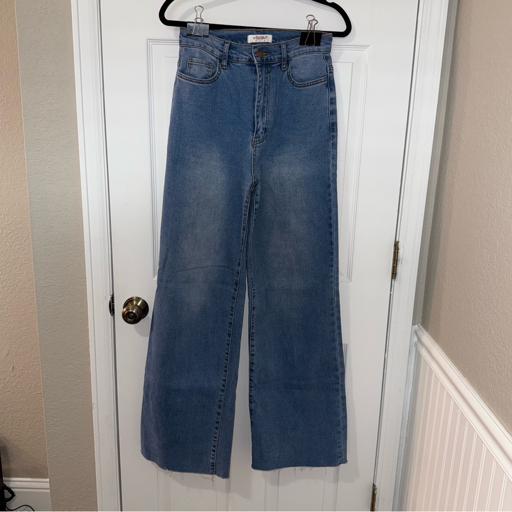 Vibrant Wide Leg Jeans